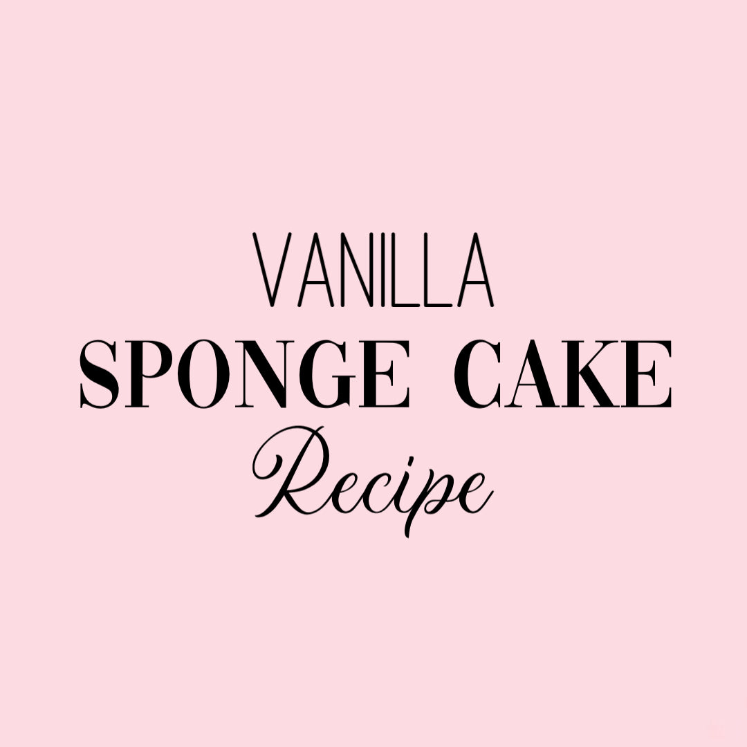 Vanilla sponge cake recipe